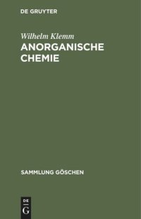 cover of the book Anorganische Chemie