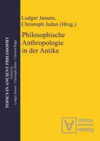 cover of the book Philosophische Anthropologie in der Antike