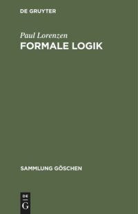 cover of the book Formale Logik