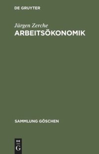 cover of the book Arbeitsökonomik