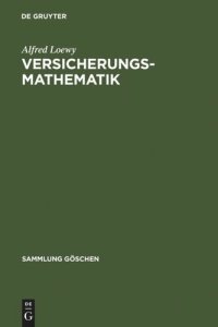 cover of the book Versicherungsmathematik