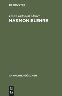 cover of the book Harmonielehre