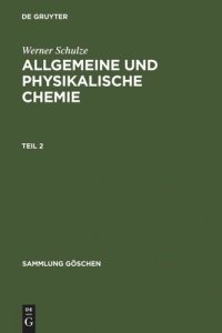 cover of the book Allgemeine und physikalische Chemie: Teil 2