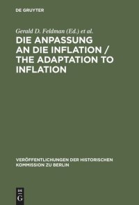 cover of the book Die Anpassung an die Inflation / The Adaptation to Inflation