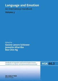 cover of the book Language and Emotion: Volume 3