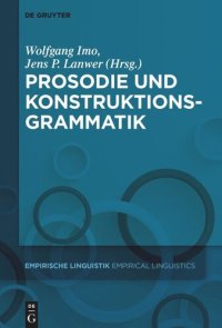 cover of the book Prosodie und Konstruktionsgrammatik