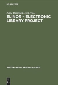 cover of the book ELINOR – Electronic Library Project