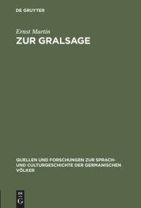 cover of the book Zur Gralsage: Untersuchungen