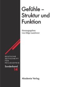 cover of the book Gefühle - Struktur und Funktion