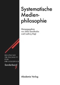 cover of the book Systematische Medienphilosophie