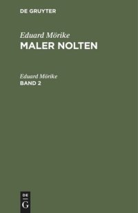 cover of the book Maler Nolten: Band 2