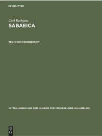 cover of the book Sabaeica: Teil 1 Der Reisebericht