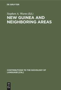 cover of the book New Guinea and Neighboring Areas: A Sociolinguistic Laboratory