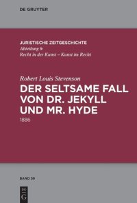 cover of the book Der seltsame Fall von Dr. Jekyll und Mr. Hyde: 1886