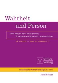 cover of the book De Veritate - Über die Wahrheit. Band 1 Wahrheit und Person: Vom Wesen der Seinswahrheit, Erkenntniswahrheit und Urteilswahrheit