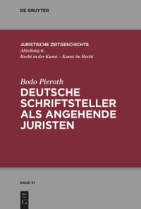 cover of the book Deutsche Schriftsteller als angehende Juristen