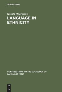 cover of the book Language in Ethnicity: A View of Basic Ecological Relations