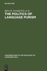 cover of the book The Politics of Language Purism