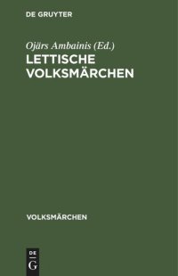 cover of the book Lettische Volksmärchen