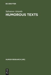 cover of the book Humorous Texts: A Semantic and Pragmatic Analysis