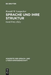 cover of the book Sprache und ihre Struktur