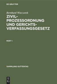 cover of the book Zivilprozessordnung und Gerichtsverfassungsgesetz: [Hauptwerk]