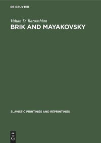 cover of the book Brik and Mayakovsky