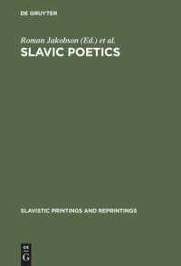 cover of the book Slavic Poetics: Essays in Honor of Kiril Taranovsky