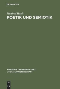 cover of the book Poetik und Semiotik: Das Zeichensystem der Dichtung