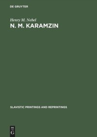 cover of the book N. M. Karamzin: A Russian sentimentalist