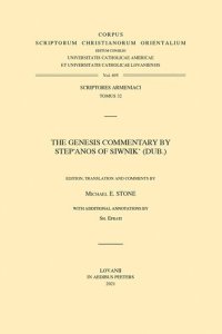 cover of the book The Genesis Commentary by Step'anos of Siwnik (DUB.)