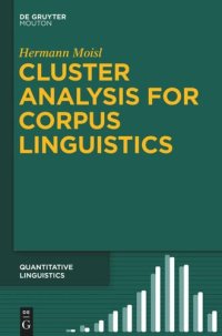 cover of the book Cluster Analysis for Corpus Linguistics