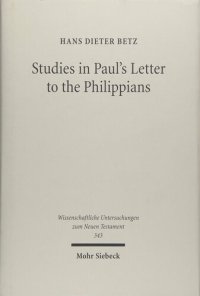 cover of the book Studies in Paul's Letter to the Philippians (Wissenschaftliche Untersuchungen Zum Neuen Testament)