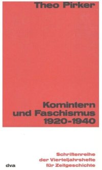 cover of the book Komintern und Faschismus: Dokumente zur Geschichte und Theorie des Fasschismus