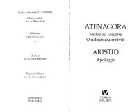 cover of the book Molba za kršćane; O uskrsnuću mrtvih; Apologija