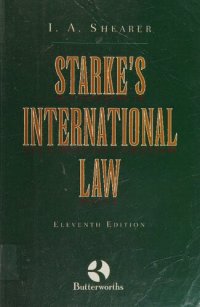 cover of the book Starke's International Law