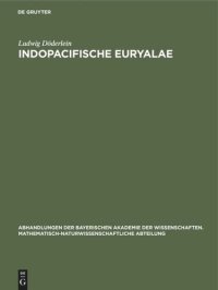 cover of the book Indopacifische Euryalae