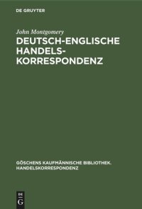 cover of the book Deutsch-Englische Handelskorrespondenz