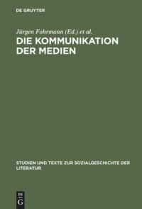 cover of the book Die Kommunikation der Medien