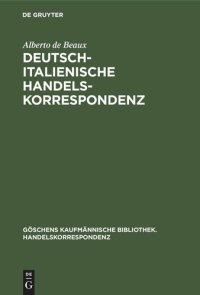 cover of the book Deutsch-Italienische Handelskorrespondenz