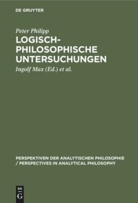 cover of the book Logisch-philosophische Untersuchungen