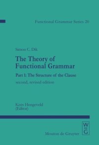 cover of the book The Theory of Functional Grammar: Part 1 The Structure of the Clause