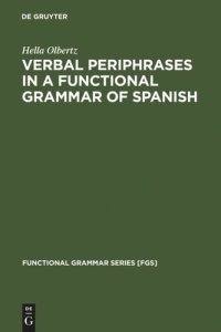 cover of the book Verbal Periphrases in a Functional Grammar of Spanish