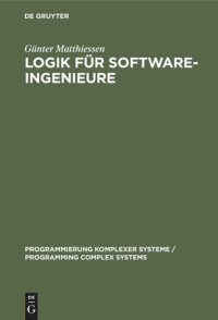 cover of the book Logik für Software-Ingenieure