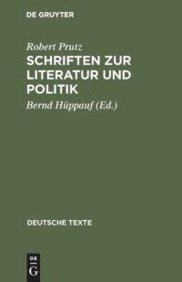 cover of the book Schriften zur Literatur und Politik