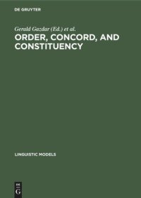 cover of the book Order, Concord, and Constituency