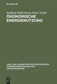 cover of the book Ökonomische Energienutzung