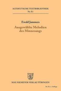 cover of the book Ausgewählte Melodien des Minnesangs