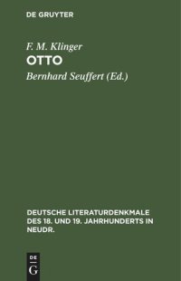 cover of the book Otto: Trauerspiel