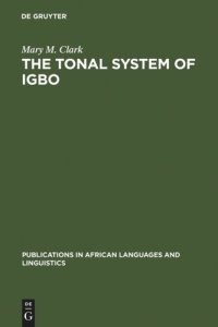 cover of the book The Tonal System of Igbo